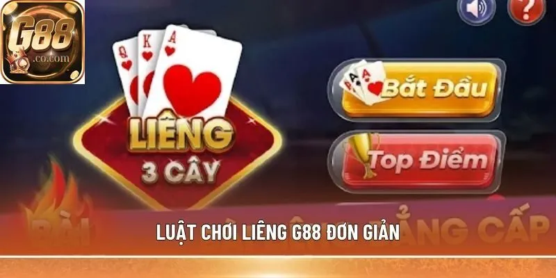 Luật chơi Liêng G88 đơn giản