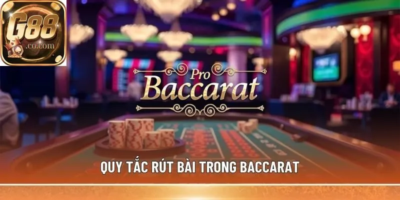 Quy tắc rút bài trong Baccarat